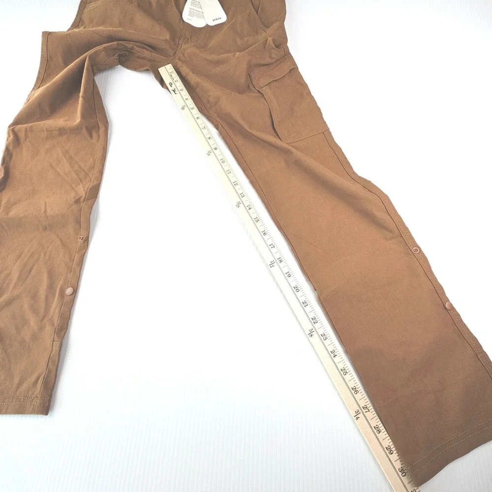 Prana Stretch Zion Slim Fit Tapered Leg Pant Mens 28x32 Brown Hiking Utility NWT